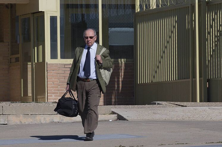 Rodrigo Rato, en sortant de la c