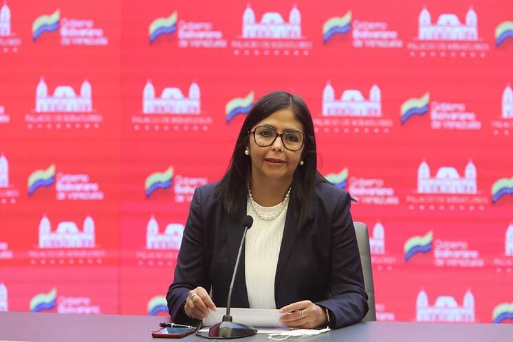Le vice-président du Venezuela Delcy Rodr