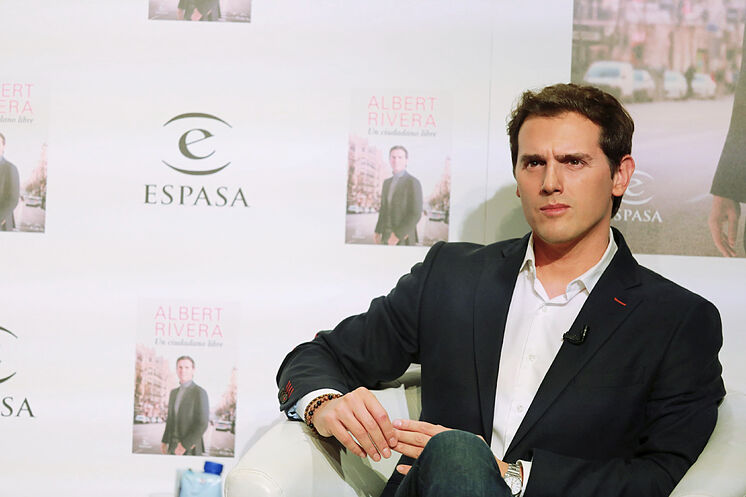 L'ancien président de Cs, Albert Rivera, lors de la présentation