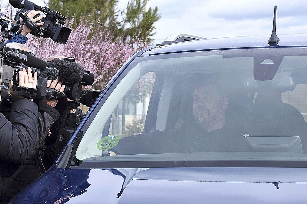 Oriol Junqueras au départ de la c