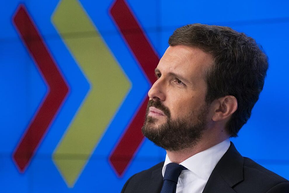 Le président du Parti populaire, Pablo Casado.