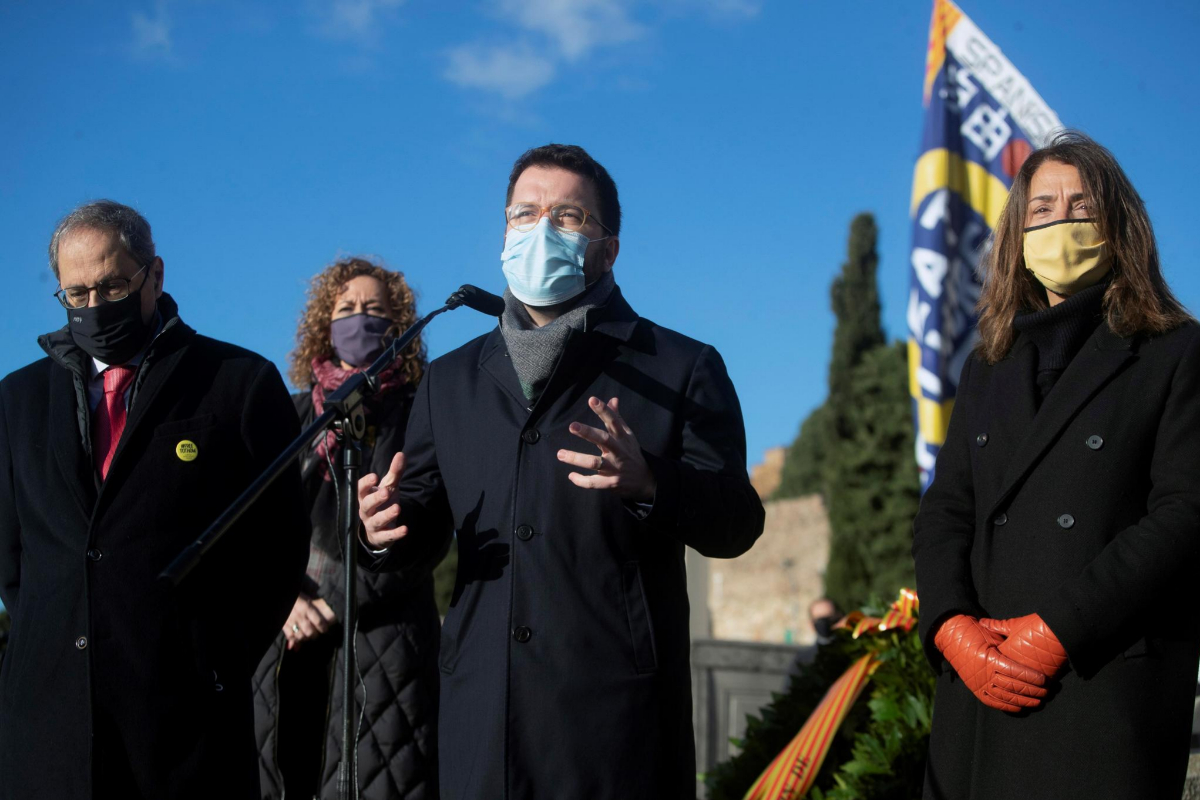 Le président par intérim, Pere Aragon