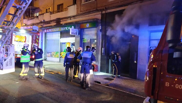 Incendie dans une maison à Pampelune.