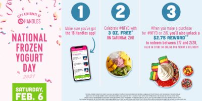 16 Handles célèbre la Journée nationale du yogourt glacé avec Fro-Yo gratuit!