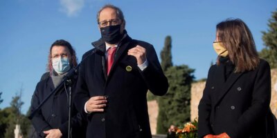 Le tribunal juge Quim Torra pour avoir désobéi en ne retirant pas à nouveau la pancarte soutenant les prisonniers