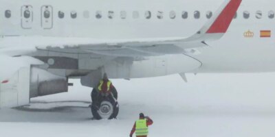 Filomena oblige Barajas et le trafic ferroviaire à fermer à Madrid