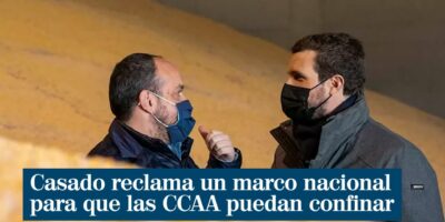 Pablo Casado appelle à un « cadre national » urgent pour que le CCAA qui en a besoin puisse confiner
