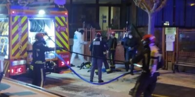 Un vieil homme dans une résidence à Soria décède après que sa chambre a pris feu