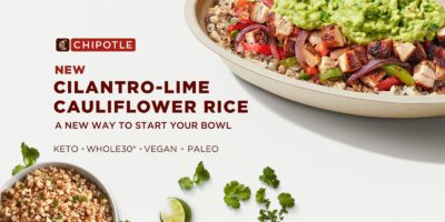 Chipotle lance le riz au chou-fleur à la coriandre et à la lime