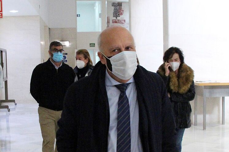 Le ministre de la Santé de Ceuta, Javier Guerrero, ce jeudi avant ...