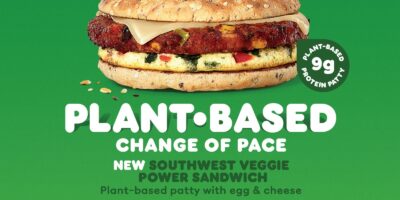 Un changement de rythme d&rsquo;origine végétale: Dunkin &lsquo;commence 2021 avec le sandwich-déjeuner Southwest Veggie Power