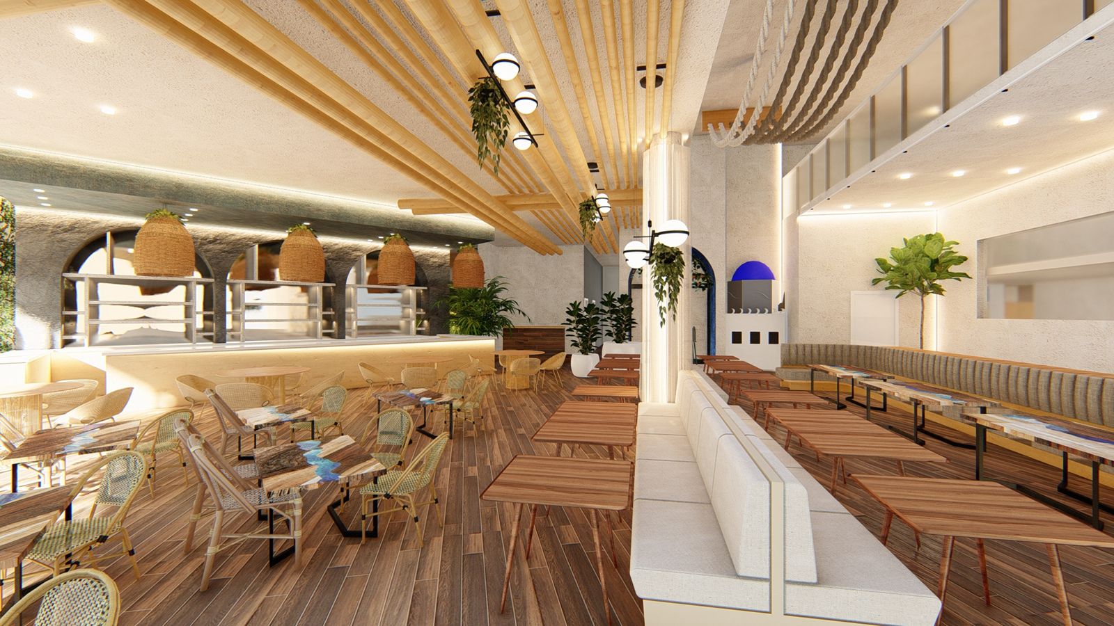 Heaven Mykonos, un concept de restauration méditerranéen contemporain proposant des tapas et du vin dans une ambiance lounge dynamique et sexy, fait ses débuts au centre animé CityPlace Doral