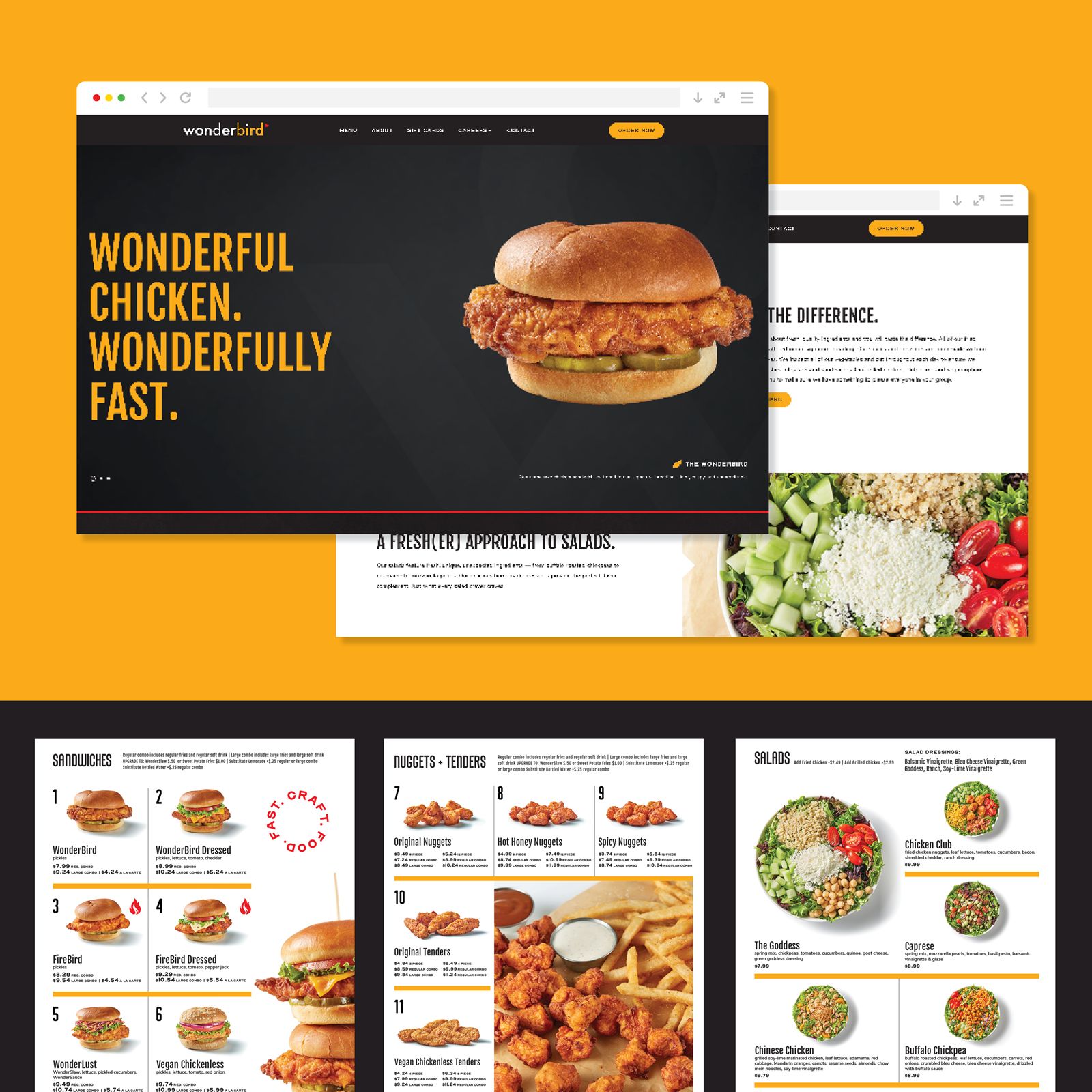 St.John crée une identité de marque pour le nouveau restaurant de poulet Fast Food Wonderbird