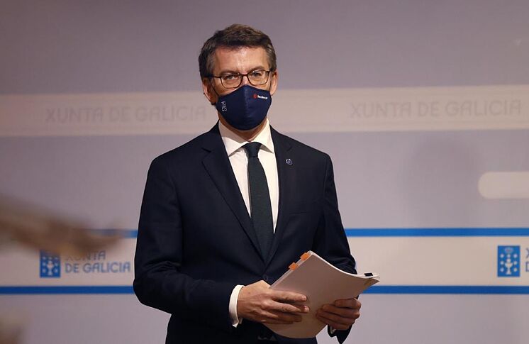 Le président de la Xunta, Alberto N