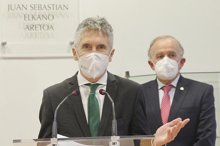 Ministre Grande Marlaska lors de sa 