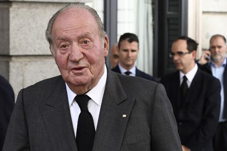 Le roi Juan Carlos, en mai 2019 au Congrès des députés.
