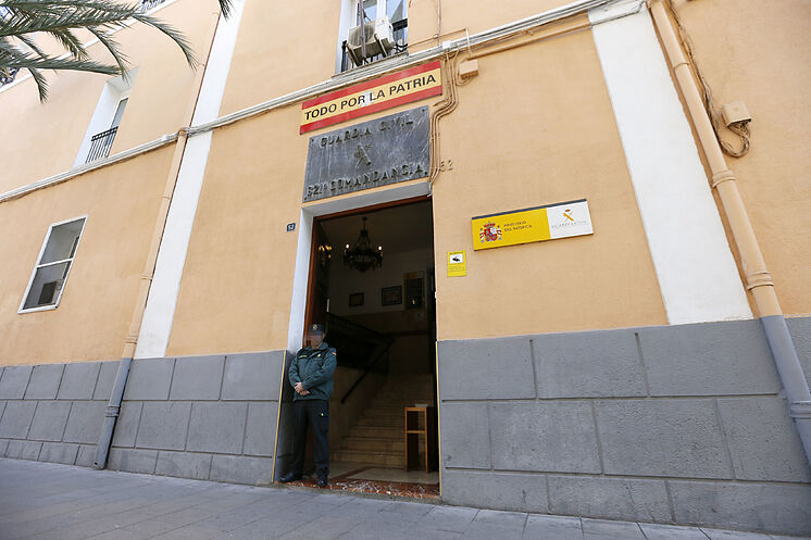Commandement de la garde civile d'Alicante.