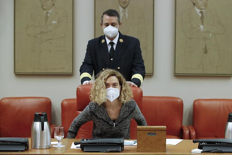 Meritxell Batet, présidente du Congrès, la semaine dernière, au ...