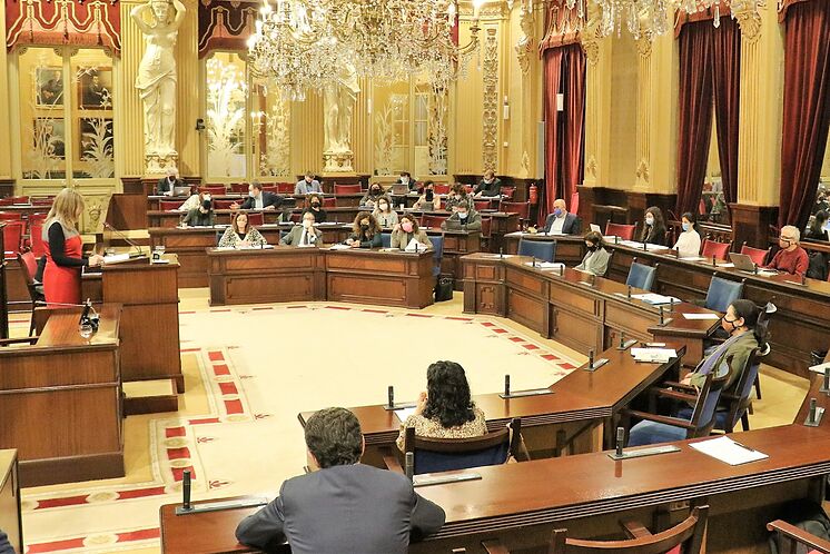 Apparition parlementaire du ministre de la Santé des Baléares.