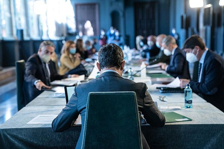 Juanma Moreno, préside ce mardi le Conseil des gouverneurs.