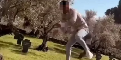 Arrêté pour se moquer des tombes de soldats allemands enterrés dans le cimetière de Yuste