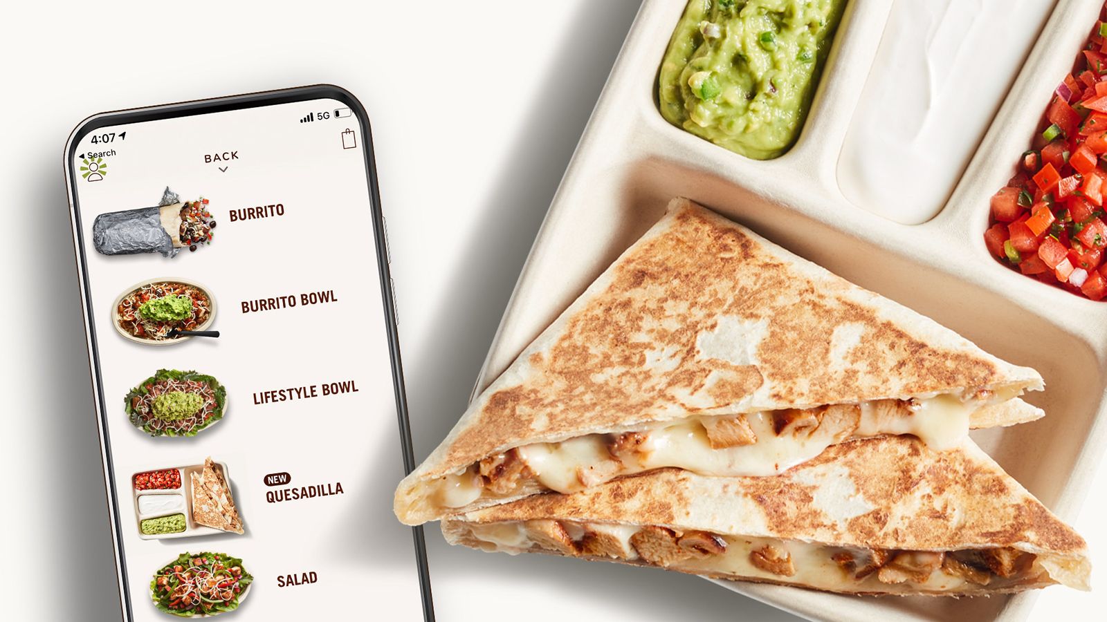 Chipotle lance une nouvelle Quesadilla fabriquée à la main en tant que première entrée entièrement numérique personnalisable Chipotle lance une nouvelle Quesadilla fabriquée à la main en tant que première entrée entièrement numérique personnalisable