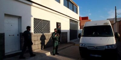 Le «  zulo banco  » que le narco a construit dans sa salle de bain