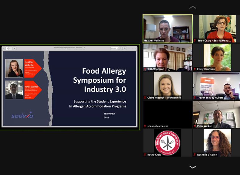 MenuTrinfo a organisé un symposium virtuel sur les allergies alimentaires parrainé par Unilever Food Solutions