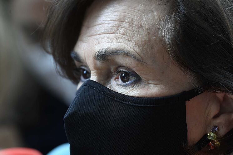 La vice-présidente du gouvernement Carmen Calvo, dans un acte récent.