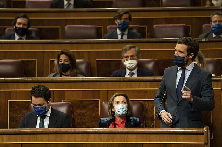 Pablo Casado au Congrès des députés