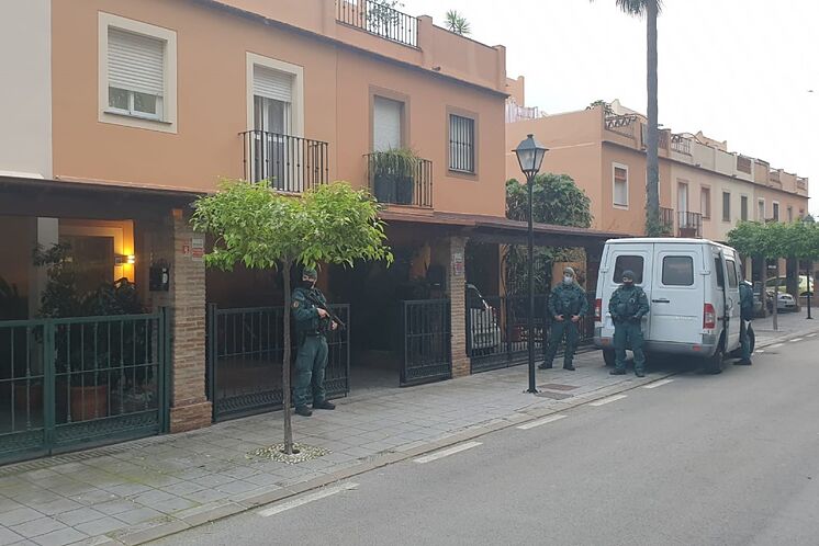 Image du dispositif policier déployé sur la Costa del Sol ...