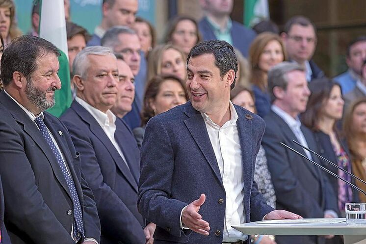 Juanma Moreno s'adresse à Juan 