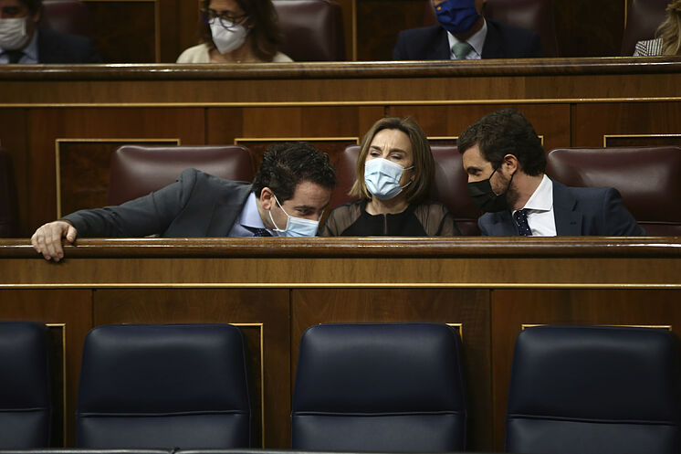 Pablo Casado s'entretient avec Teodoro Garc