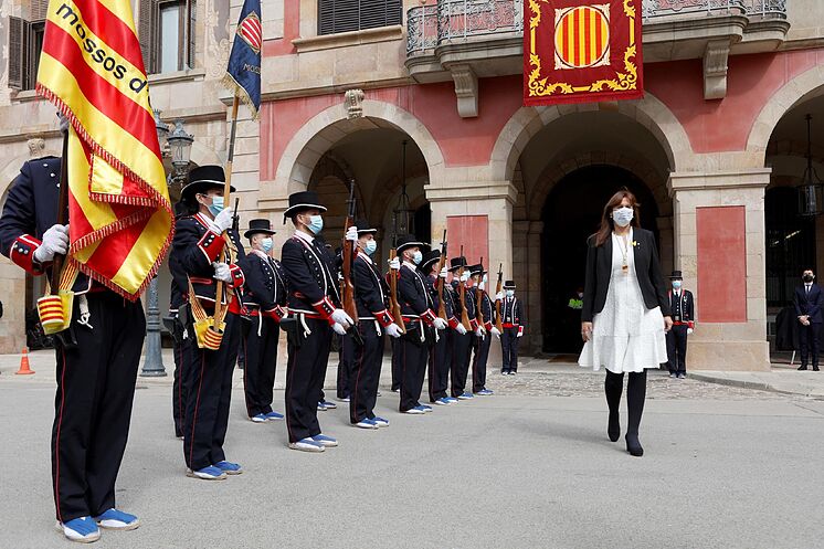 La présidente du Parlement, Laura Borr