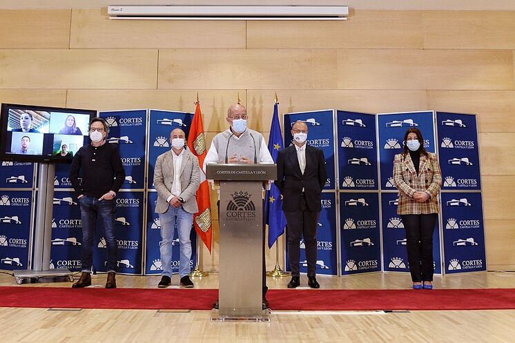 Les avocats de Cs dans les Cortes de Castilla y Le