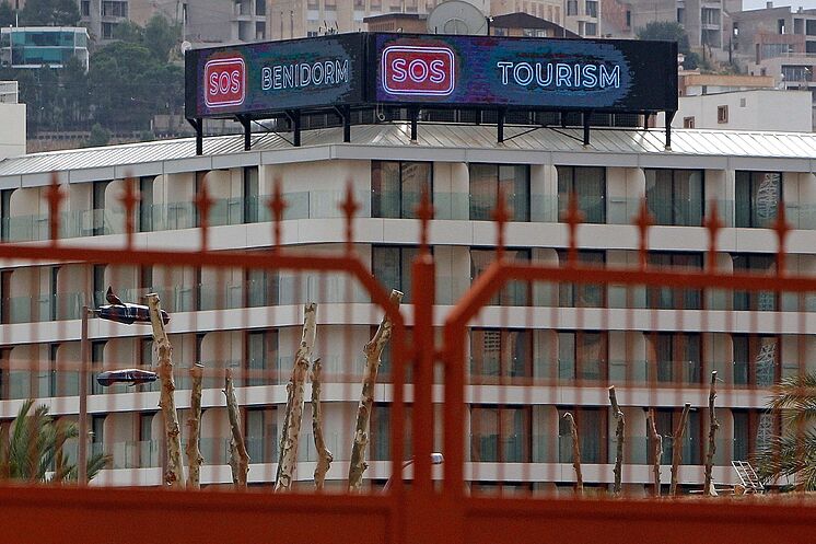 Hôtel Benidorm fermé.