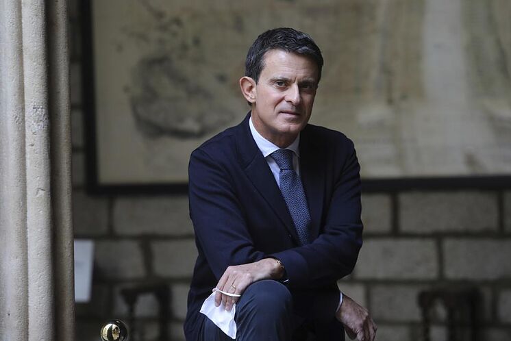 Manuel Valls, à Barcelone dans un