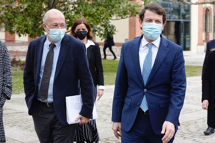 VALLADOLID.- Le président de la Junta de Castilla y Le