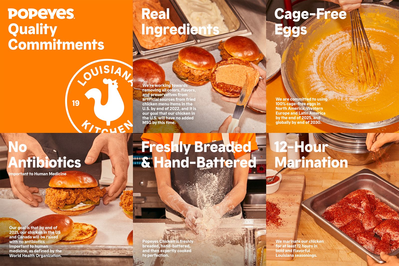 Popeyes annonce de nouveaux engagements en matière de qualité et de durabilité Popeyes annonce de nouveaux engagements en matière de qualité et de durabilité