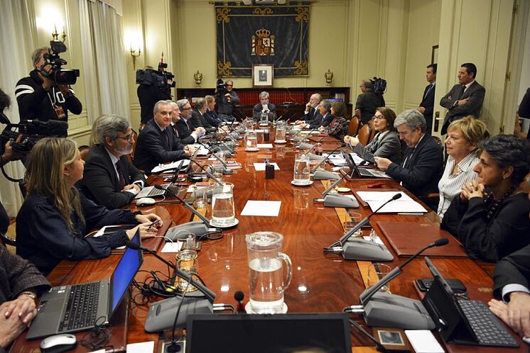 Session plénière du CGPJ tenue en 2020, déjà avec la période de renouvellement