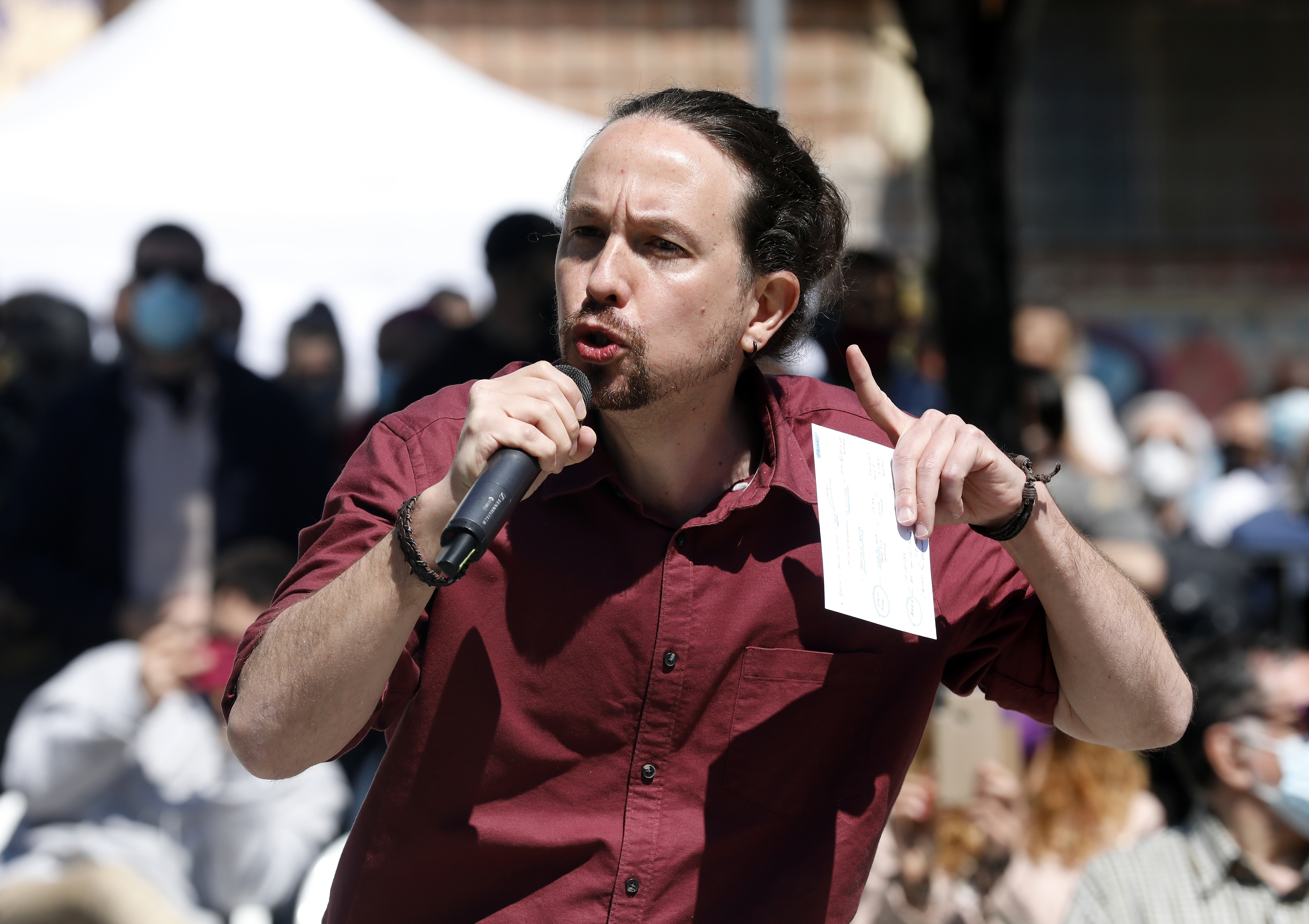 Pablo Iglesias, candidat de Podemos.