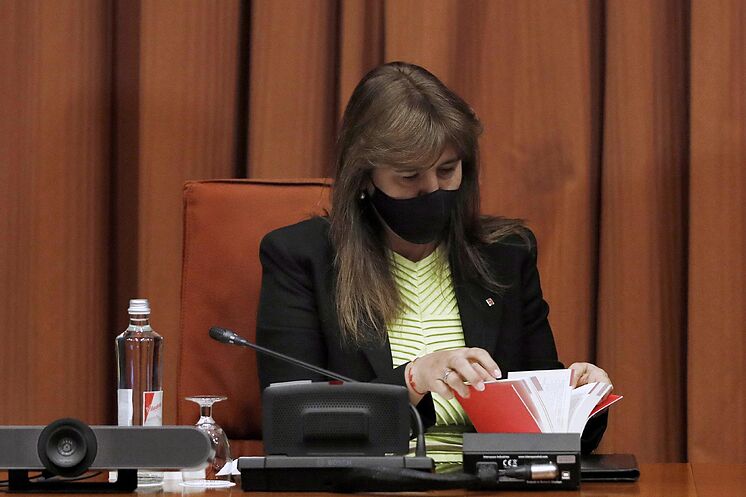La présidente du Parlement, Laura Borr