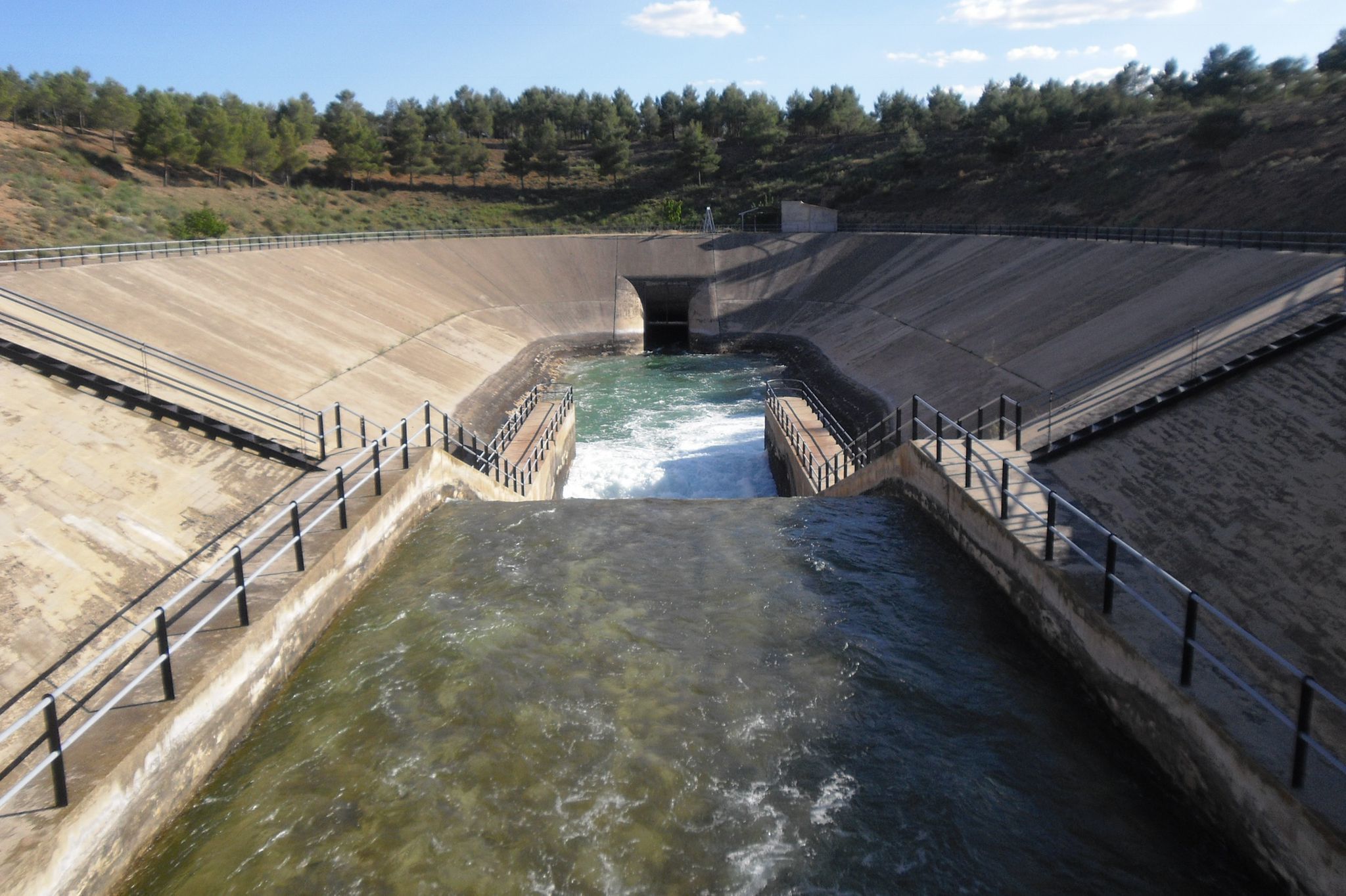 Section de l'infrastructure qui permet le transfert du Tage au Segura.