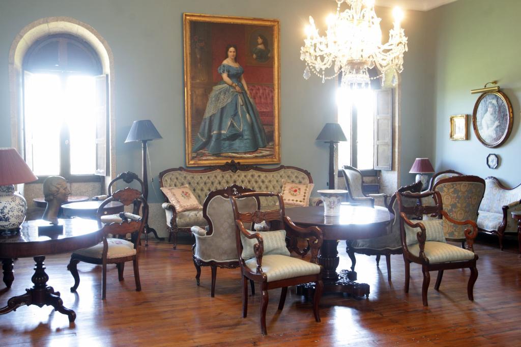 Une des chambres du Pazo de Meir