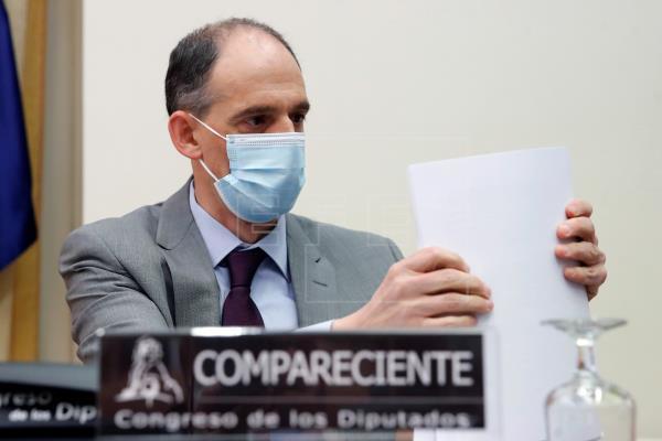 L'inspecteur en chef de l'Udef Manuel Morocho, lors de sa comparution au Congrès.