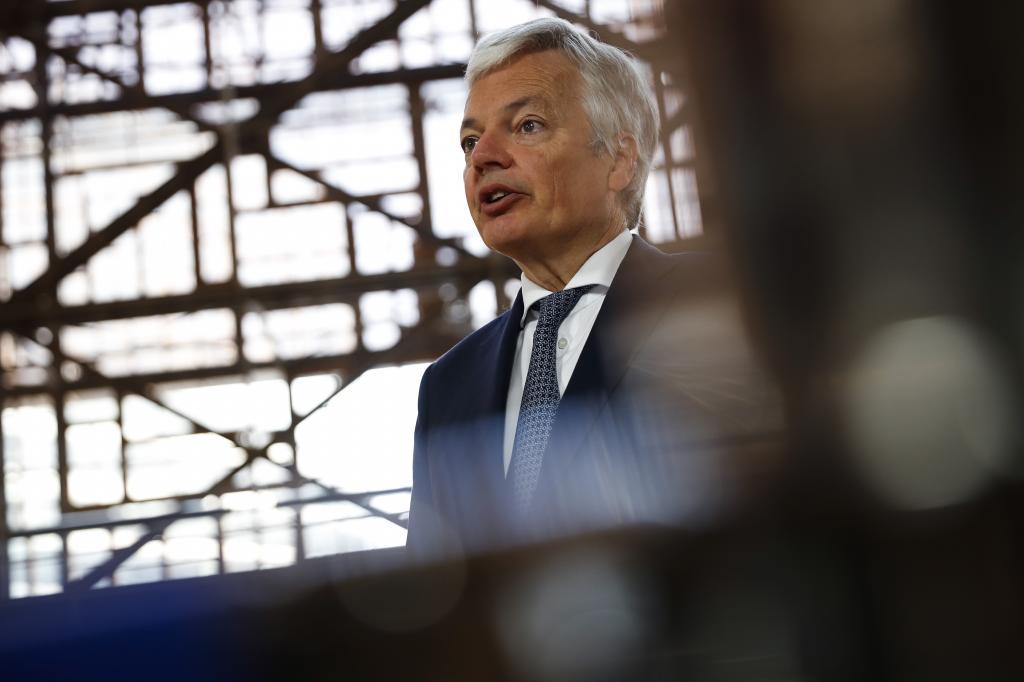 Le commissaire européen à la justice, Didier Reynders.