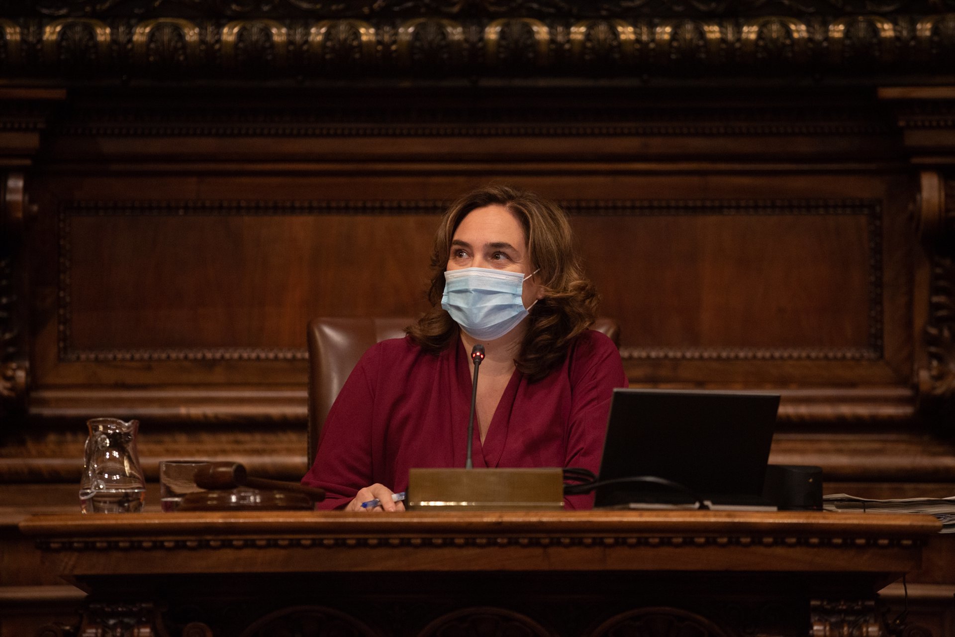 Le maire de Barcelone Ada Colau.