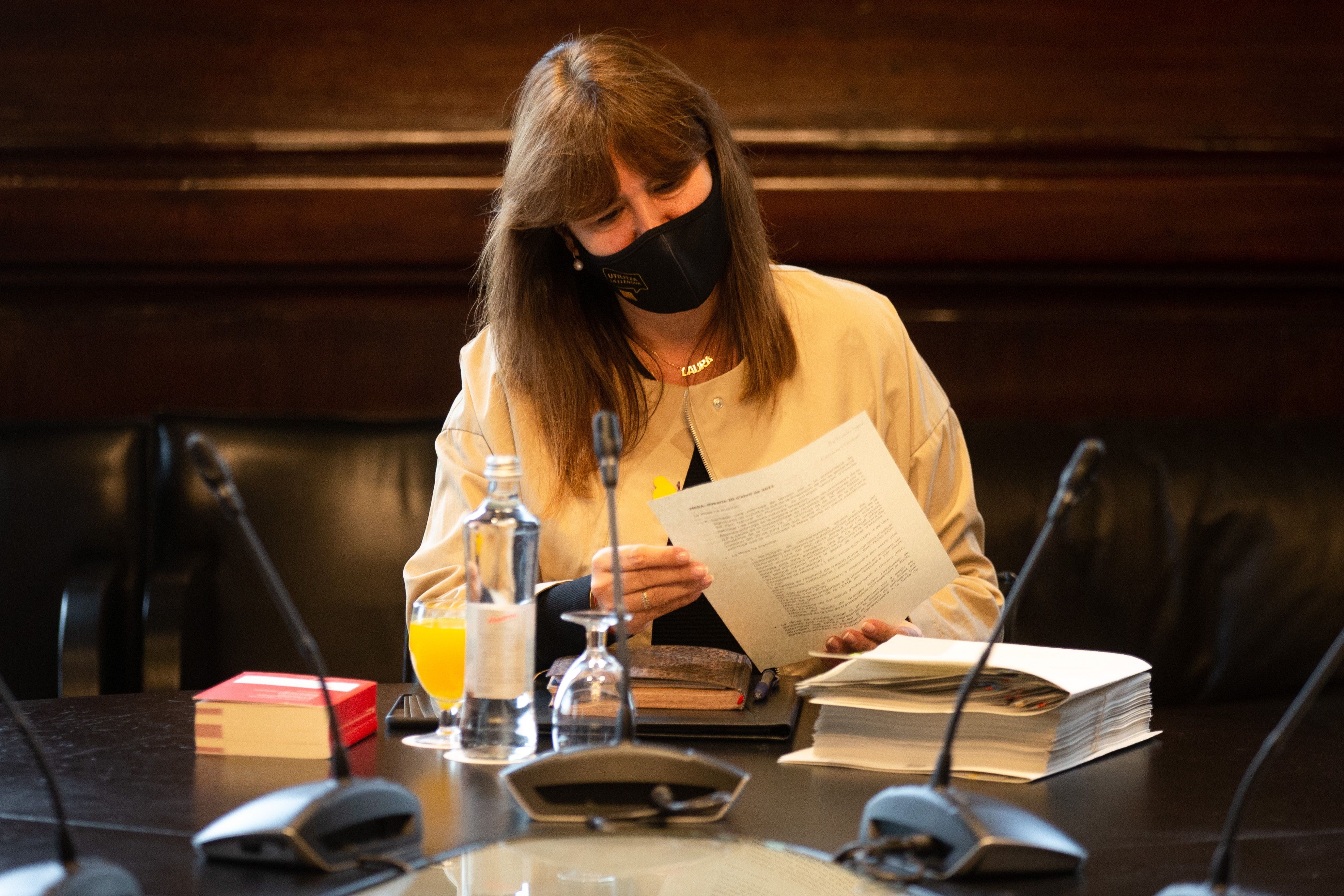 La présidente du Parlement, Laura Borr