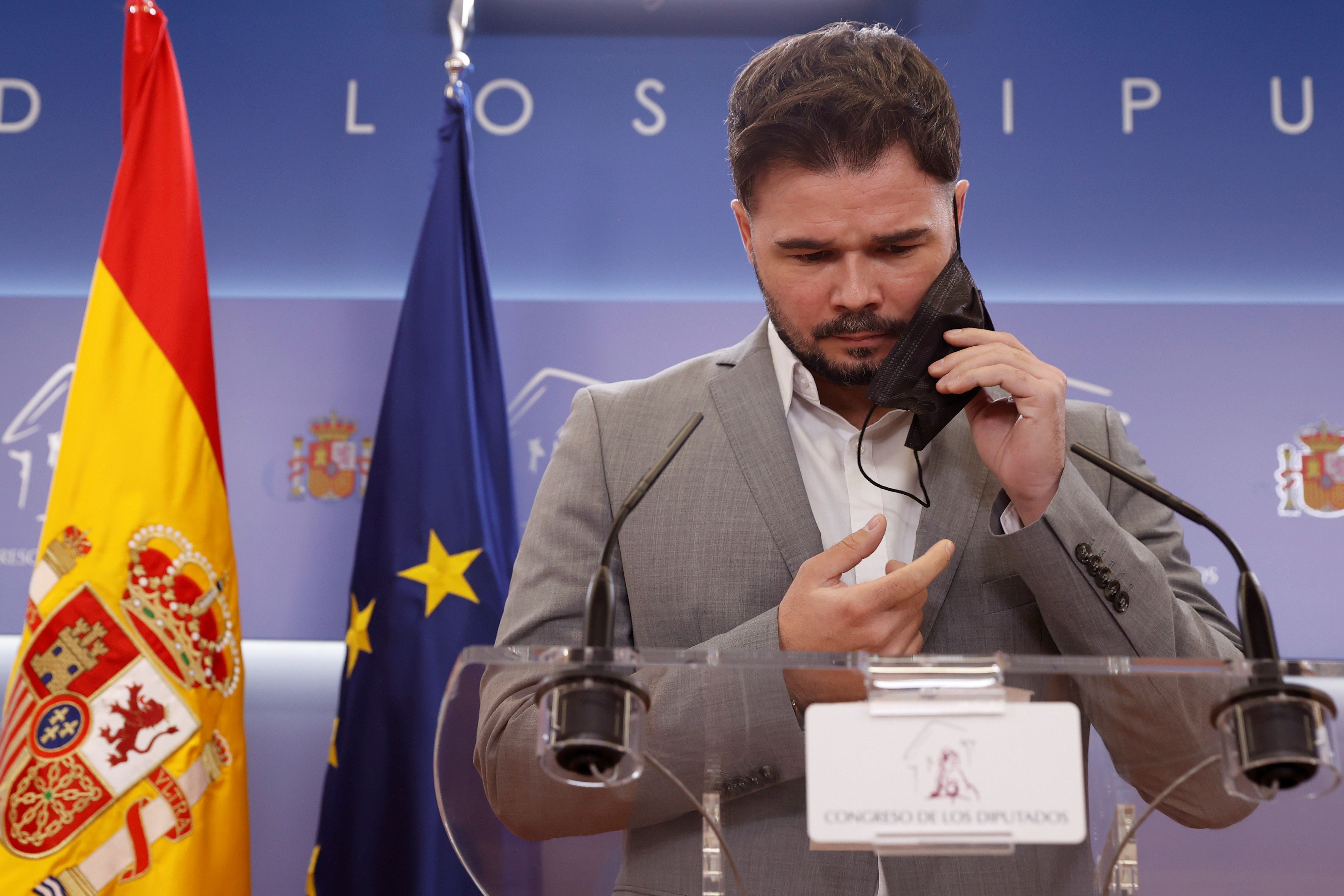 Le porte-parole de l'ERC au Congrès.  Gabriel Rufi