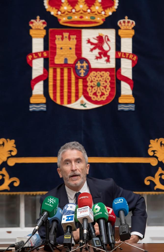 Fernando Grande-Marlaska, lors d'une apparition à Séville.